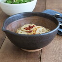 TABLE WARE EAST 片口すり鉢 6寸(黒結晶)すりばち 黒いすり鉢 手造りすり鉢 和食器 大鉢 盛鉢 ボウル サラダボウル 和の器 和モダン すり鉢 とろろ鉢 おしゃれ カフェ風 モダン 食器・キッチン用品