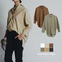 【10%OFFクーポン!11/27(木)1:59まで】aquagarage メンズライクなサイズ感!ビッグシルエットシャツ トップス