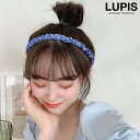 LUPIS ギャザーカチューシャ ヘアアクセサリー