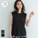 【マラソン期間中 5%OFFクーポン】coca ジョーゼットプリーツノースリーブトップス レディース トップス