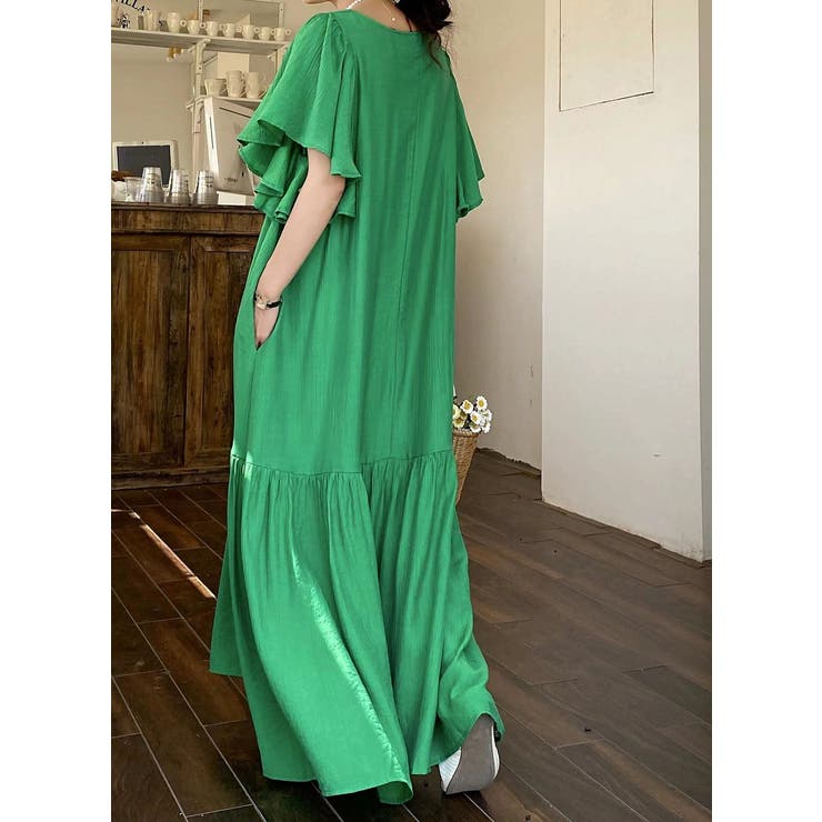 Ulysses リボン半袖ワンピース ワンピース・ドレス 3