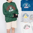 【マラソン期間中 5%OFFクーポン】&soiree ドッグプリントスウェット トップス