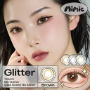 【マラソン期間中 5%OFFクーポン】MIMIC LENS (1箱2枚) グリッター 1month カラコン MIMICLENS 水光 ミミックレンズ 度あり 度なし ナチュラル イベント コスプレ 韓国 カラーコンタクト