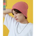 【マラソン期間中 5%OFFクーポン】improves キャップ メンズ レディース ビーニー ニット ボーダー 帽子 ストリート スケーター アメカジ 古着MIX 韓国ファッション 帽子