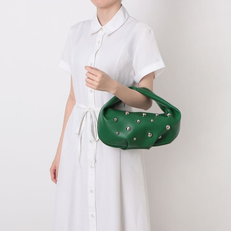 UNBILLION カシュカシュ cachecache / スタッズワンハンドルバッグ バッグ・鞄