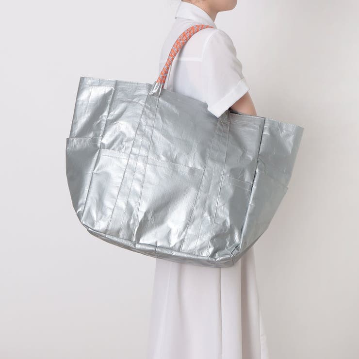 UNBILLION VERYコラボ カシュカシュ / ポリエチレンビッグトートバッグ バッグ・鞄