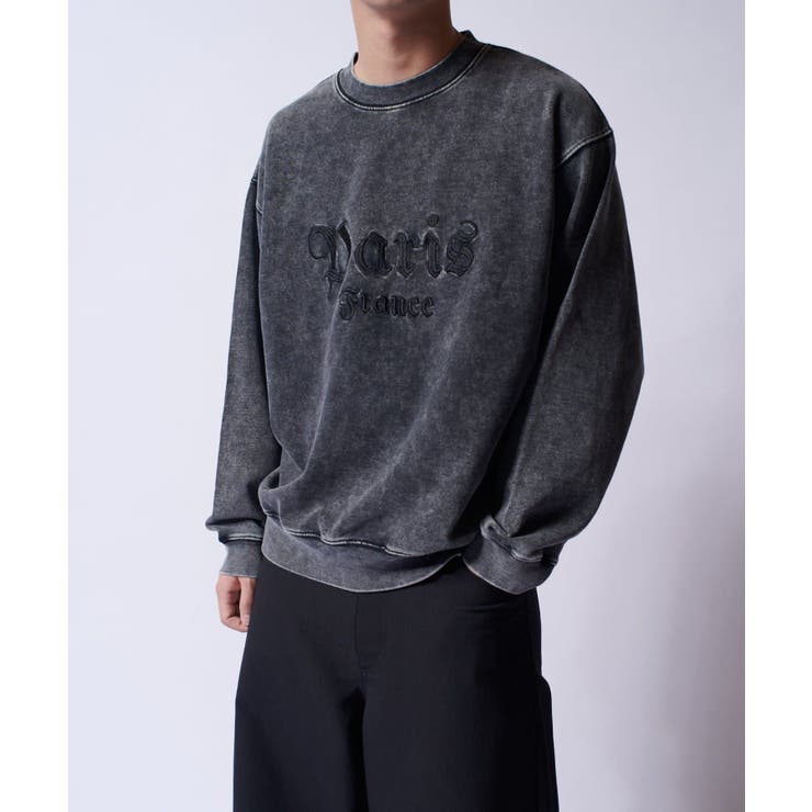 PAL GROUP OUTLET 【Lui's】エンブロイダリーロゴミニ裏毛PO トップス