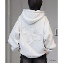 【10%OFFクーポン!12/11(木)1:59まで】SHIFFON ILL'S イルズ Disney ディズニー ワンポイント刺繍 バックプリント ビッグシル...