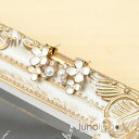 lunolumo ピアス レディース 花 フラワー 小花 パール キラキラ 白 ゴールド 可愛い プレゼント シルバー925 PI アクセサリー