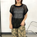 【マラソン期間中 5%OFFクーポン】non-hedge ラメメッシュベストセット トップス