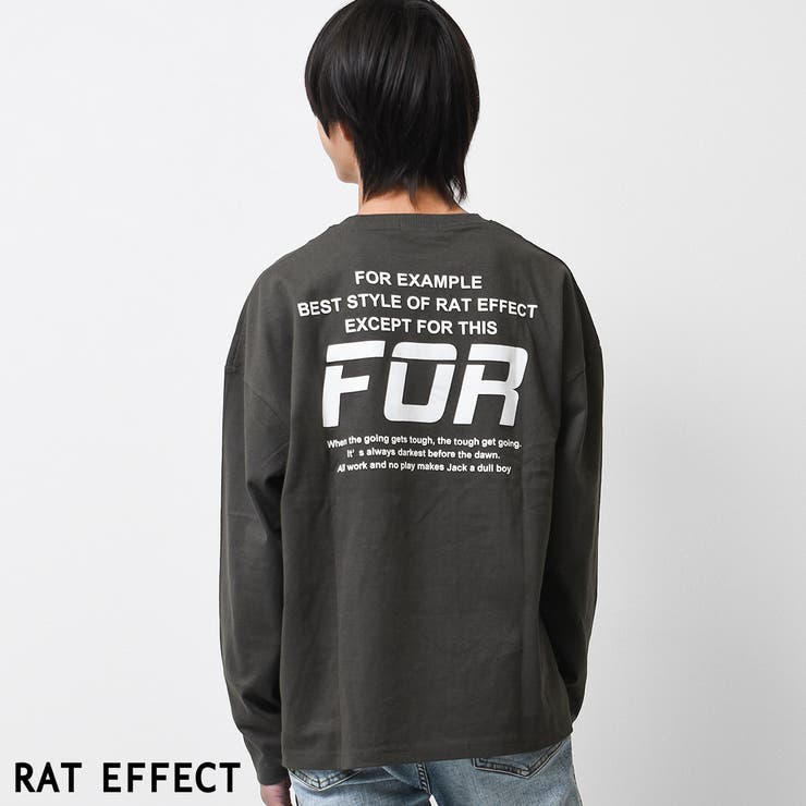 【ポイント2倍＆クーポン！3/11(水) 1:59まで】子ども服 SHUSHU FORバックプリントロングTシャツ トップス 長袖 ゆったり 子供服 男の子 小学生 中学生 ファッション キッズ ジュニア 韓国 大人っぽい ダンス 120cm 130