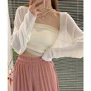 ANGELCLOSET サマーカーディガン長袖ショート丈 ボレロ トップス