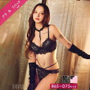 【5%OFFクーポン 9/11 1:59まで】Dazzy ラグジュアリーレースチョーカーブラジャー&バック透けTバックショーツ インナー・下着