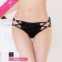 Dazzy カットアウトレースアップフルバックショーツ単品 インナー・下着