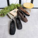 【8/11まで5%OFFクーポン】FABBY FABBY. スクエアータックゴムバレエシューズ シューズ・靴