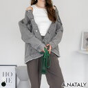 A.NATALY リブスクエアーネックタンクトップ トップス