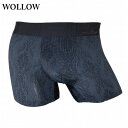 COMPLETE 【WOLLOWワロー】W-56 黒 メンズ ボクサーパンツ 速乾履き心地重視ボクサー インナー・下着
