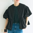 【7/30限定 2点以上で300円OFF】coca パリフワバルーンギャザージャケット アウター(コート・ジャケットなど)