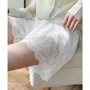 SUNSHINE CLOSET 花柄レース ペチコートパンツ レディース インナー・下着