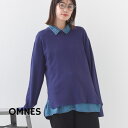 【マラソン期間中 5%OFFクーポン】OMNES 【OMNES】ユニセックス ハニカムストレッチプルオーバーTシャツ トップス