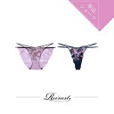 Dazzy エレガンスパピヨンフルールバック透け選べるショーツ【おそろいショーツ】【Reinest】 インナー・下着