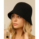 【5%OFFクーポン 9/11 1:59まで】RAKUku ユニセックス クロシェハット バケットハット 折りたたみ ゆったりサイズ 帽子
