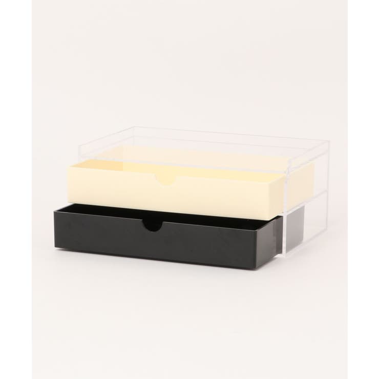 【10％OFFクーポン！7/26(日)1:59まで】aimoha 3段メイク/小物/筆記用具なんでも収納ボックス 卓上チェスト 収納ボックス メイクボックス 大容量 コスメボックス 可愛い おしゃれ 卓上 小物入れ 小物収納 引き出し 文房具 化粧品 メ shoplistselect-10017659 SHOPLIST サンプル画像3