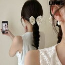 LUPIS レースリボンシュシュ ヘアアクセサリー