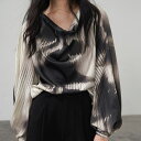 aimoha ボリュームスリーブブラウス 韓国ファッション ロンT トップス インナーシャツ アウター コート 春夏秋冬 ブラウス オフィスカジュアル トップス
