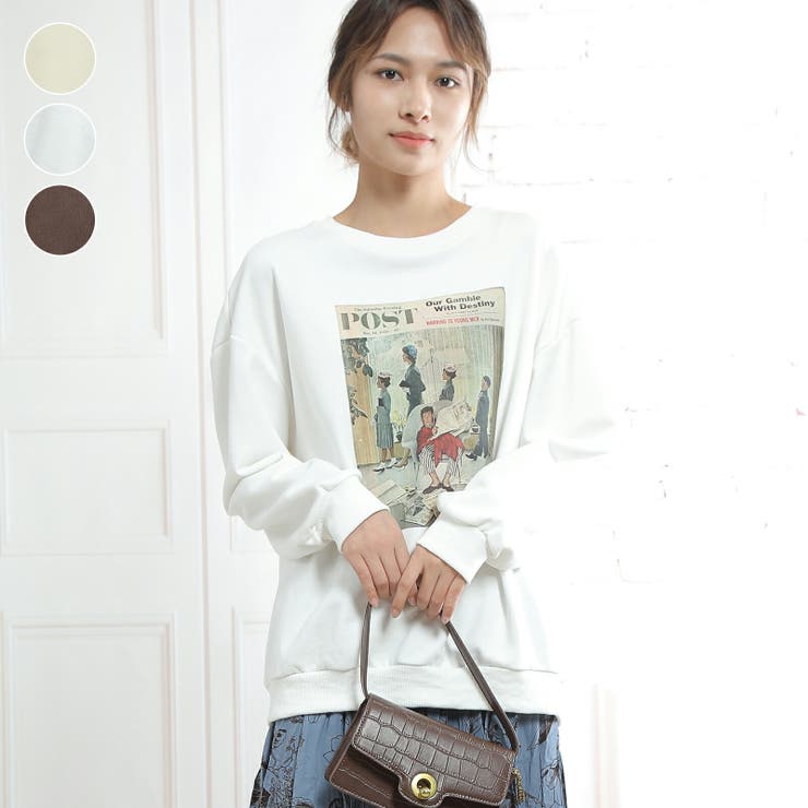 Tannsu Dance トレーナー 裏起毛 レディース アート プリント スウェット レディース プリント レディ..