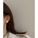 aimoha 【Jasmine】ボリュームパールピアス Jasmine Grandiflorum アクセサリー