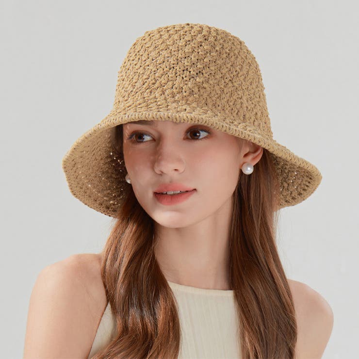 Doux Belle 麦わら風サマーハット 帽子