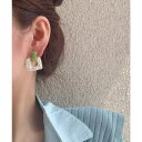 aimoha かわいい油画風ピアス アクセサリー