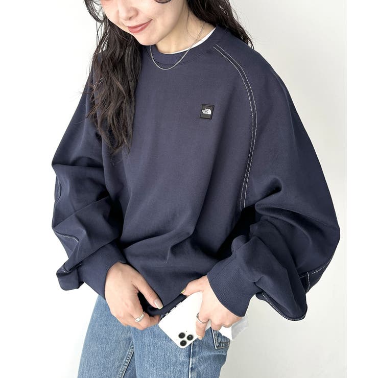楽天市場】ノースフェイス スウェット（カラーネイビー）（スウェット