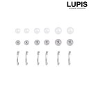 【8/11まで5%OFFクーポン】LUPIS スリーデザインピアスセット アクセサリー