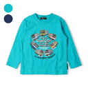 こどもの森e-shop JR在来線電車集合プリント長袖Tシャツ トップス