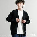 Rocky Monroe THENORTHFACE ニットカーディガン ロゴ刺繍 ザ・ノースフェイス 韓国 メンズ レディース ライトアウター 無地 羽織り V...