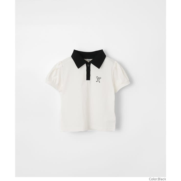coca パフスリーブポロTシャツ キッズ トップス