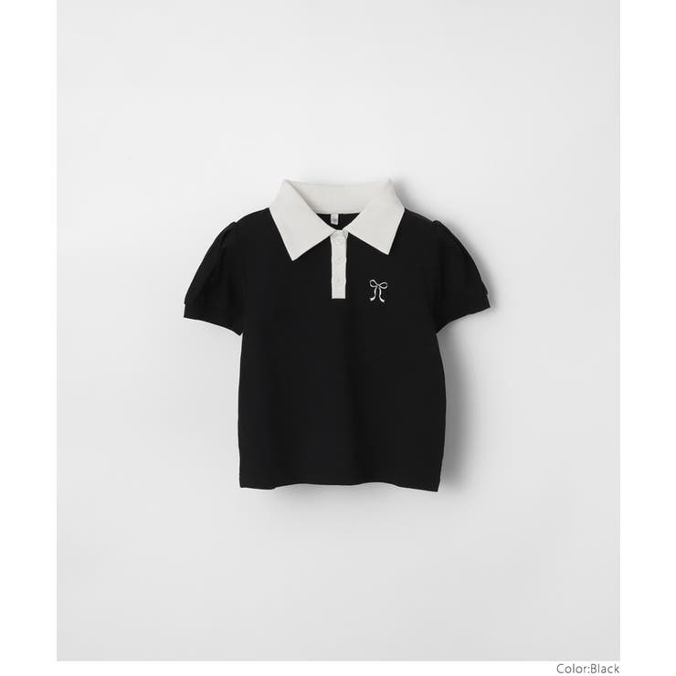 coca パフスリーブポロTシャツ キッズ トップス