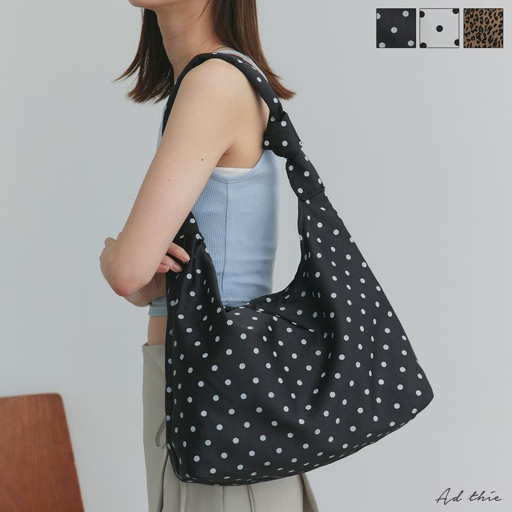 【10％OFFクーポン！3/26(木)1:59まで】ad thie ドット レオパード パターンアソートショルダーバッグ バッグ・鞄
