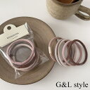 G&L Style リングヘアゴム5本セット 9881 ヘアアクセサリー