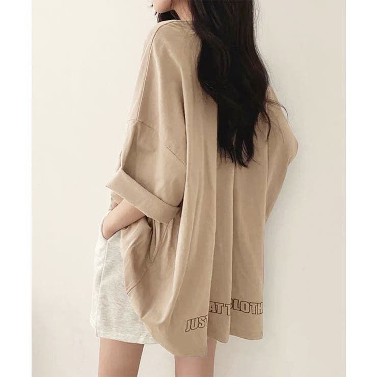 SUNSHINE CLOSET ロゴTシャツ ゆったり プルオーバー夏服 トップス