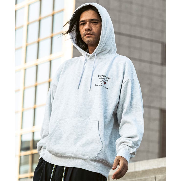 【10％OFFクーポン！1/16(金)1:59まで】SHIFFON MARK GONZALES ARTWORK COLLECTION マーク ゴンザレス プリントプルオーバーパーカー 4type 3colors メンズ おしゃれ かっこいい ブランド ト