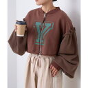 【10%OFFクーポン 9/9 23:59まで】PAL GROUP OUTLET 【CIAOPANIC TYPY】etsintaリメイクボリュームスリーブzipスウェット トップス