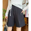 【10%OFFクーポン 9/9 23:59まで】moment+ センタープレスツータックショートパンツ パンツ・ズボン