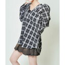 【5%OFFクーポン 9/11 1:59まで】GORGE 《フード付き×ルーズシルエット》レディース チェック柄 シャツ 長袖 羽織り 春秋冬 トップス
