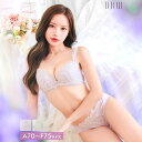 Dazzy ロマンスチュールフィットブラジャー&フルバックショーツ インナー・下着