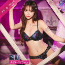 【5%OFFクーポン 9/11 1:59まで】Dazzy ルミナスシャドウブルームブラジャー&バック透けTバックショーツ インナー・下着