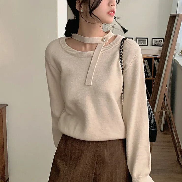 JS FASHION セーター ニット トップス 3色展開 ショート丈 オフィスカジュアル レディース 普段使い デイリー おしゃれ きれいめ 大人可愛い 通勤 春夏 春トップス 秋トップスフリー ブラック ベージュ グレー トップス