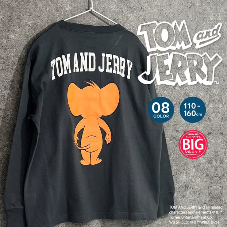 ZI-ON TOM&JERRY トム＆ジェリー ロンT トムジェリ トムとジェリー キッズ 子供服  ...